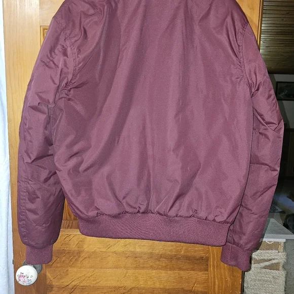 Oberkill Men's Maroon Bomber Jacket - Picture 8 of 10